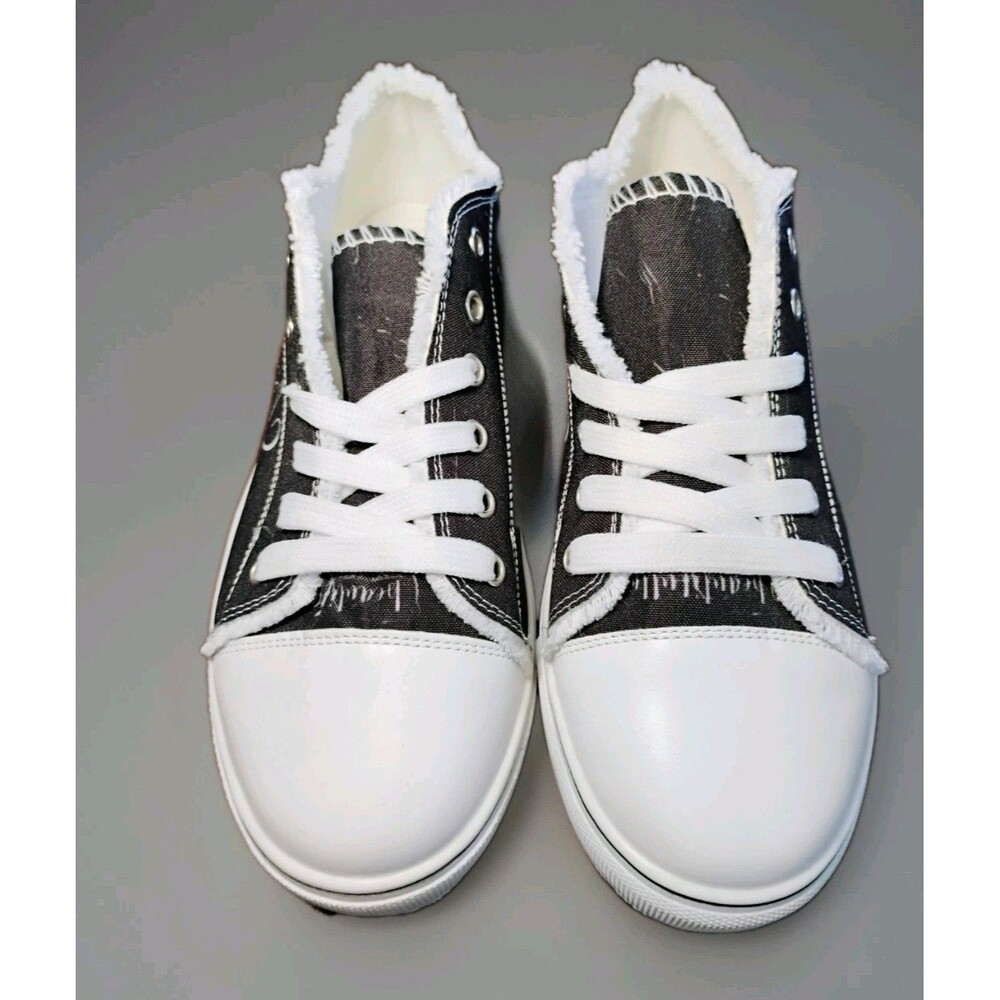 Jelly Roll's Somebody Save Me Inspired Beautifully Broken Canvas Shoes,Size 7/38